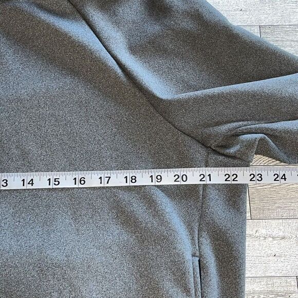 Nike Sweatshirt Womens M Gray All Time Half Zip Fleece Lined‎ Pullover Mock Neck - Picture 10 of 11